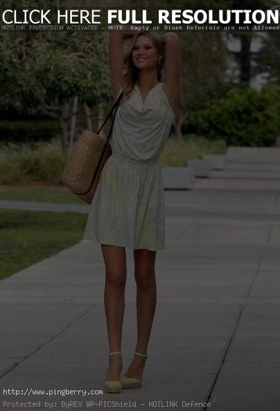 White Casual Mini Fit and Flare Dresses