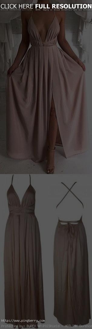 2017 Prom Dresses, Long Prom Dresses,Blush Pink Evening Gowns,Sexy Formal Dresse...