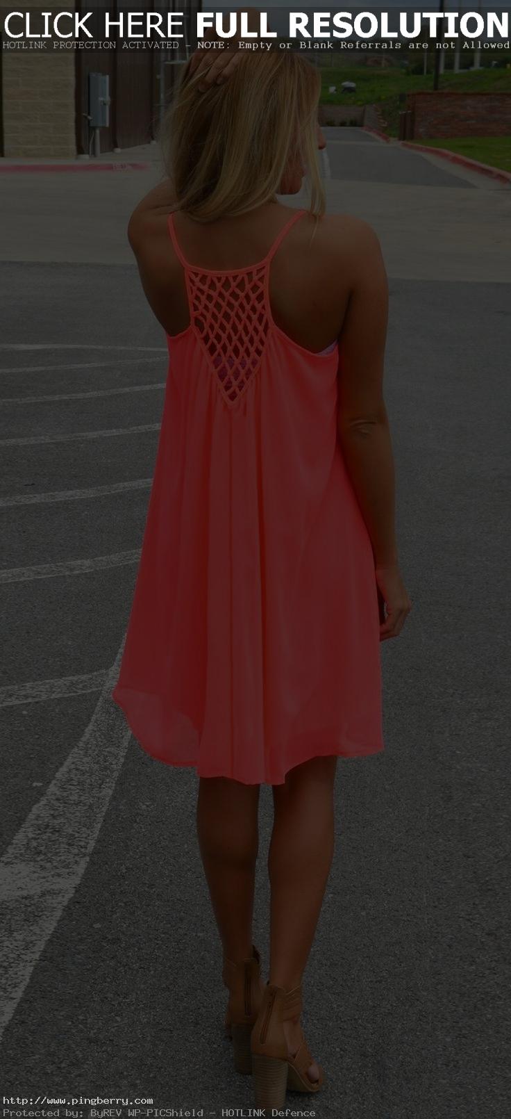 Colourful and sleeveless Summer Chiffon mini dress – GonChas...