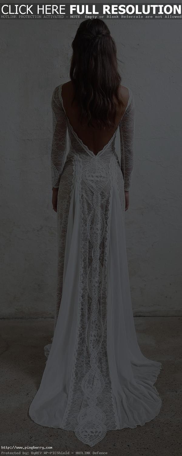 Bohemian Lace Wedding Dresses from Grace Loves Lace | Deer Pearl Flowers...