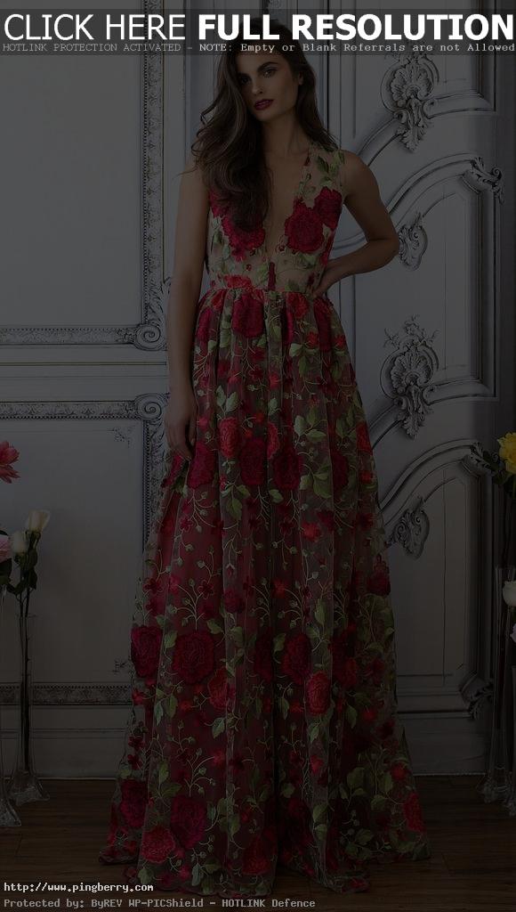 KATE FLORAL GOWN