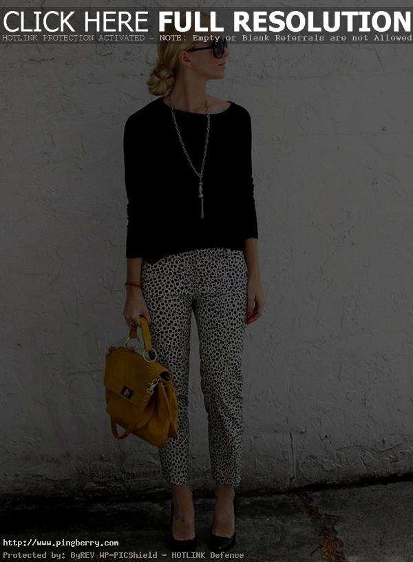 I like the loose fitting pants like this as long as the pattern is not so much t...