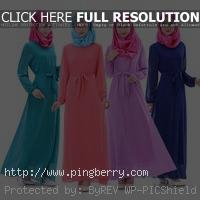Hot New Muslim chiffon dresses Hui worship dress robes Vestidos gawn Los musulma...